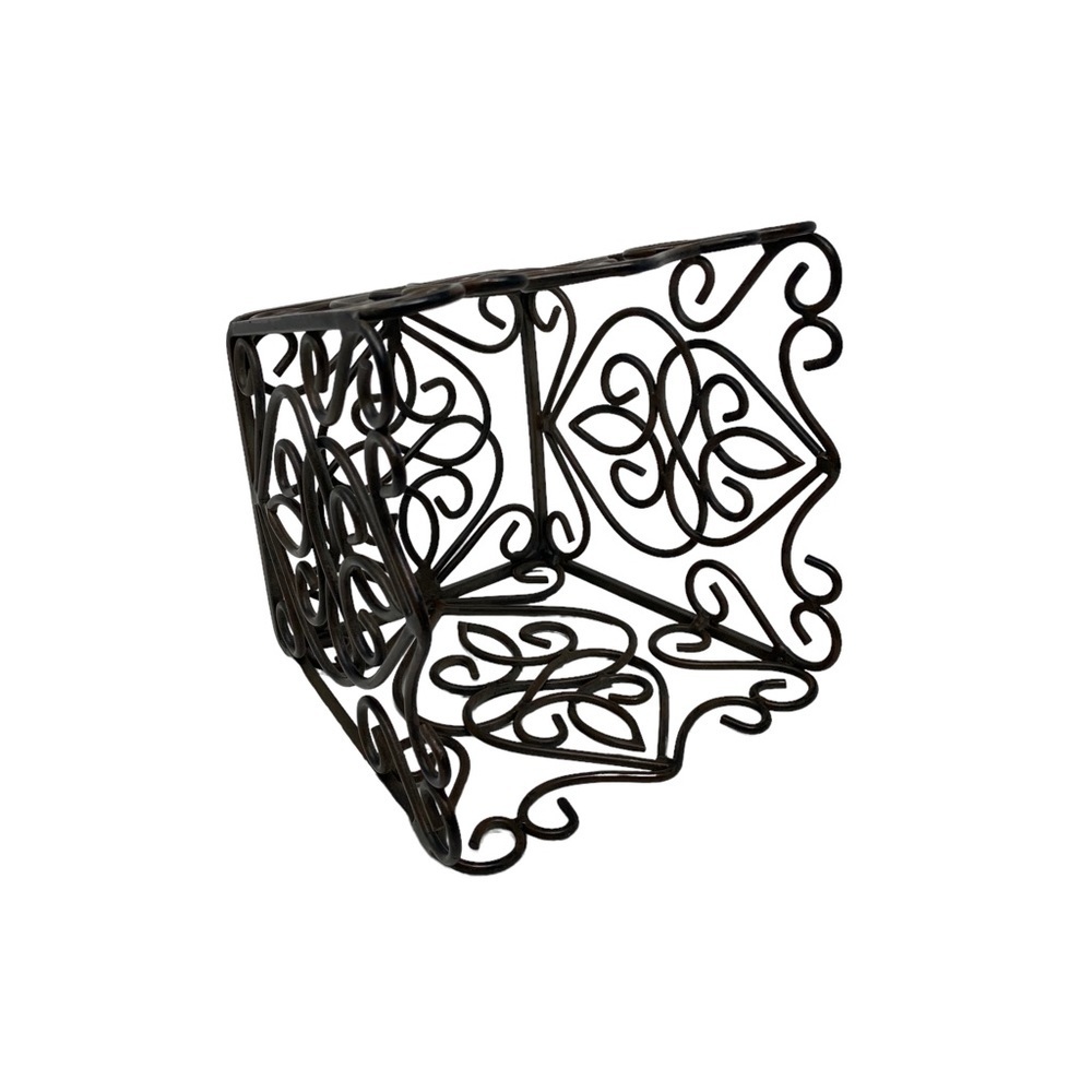 Southern Living at Home Small Wrought Iron | Metal Baskets 4.5”x4” - Picture 3 of 7